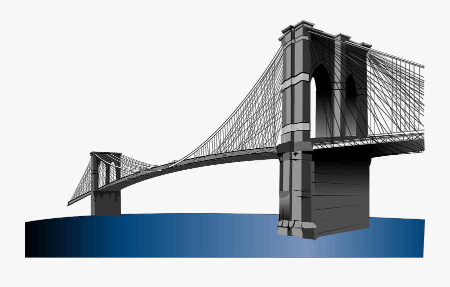 Photography - Brooklyn Bridge Clipart, Transparent Clipart