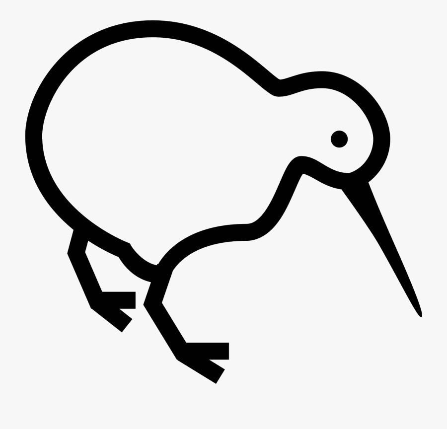 Kiwi Bird Clipart Sketch - Kiwi Bird Clip Art, Transparent Clipart