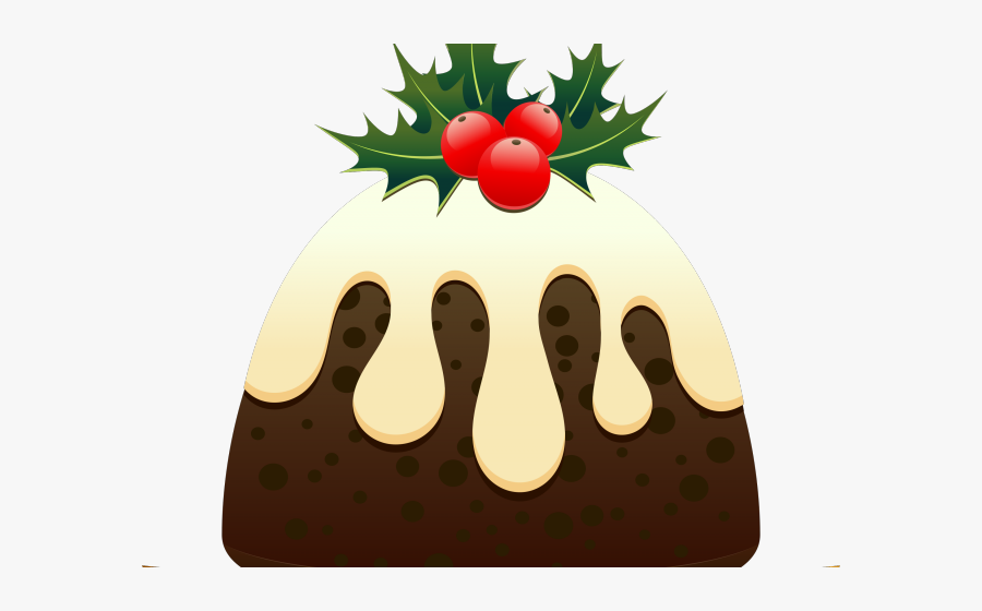 Christmas Pudding Clipart, Transparent Clipart