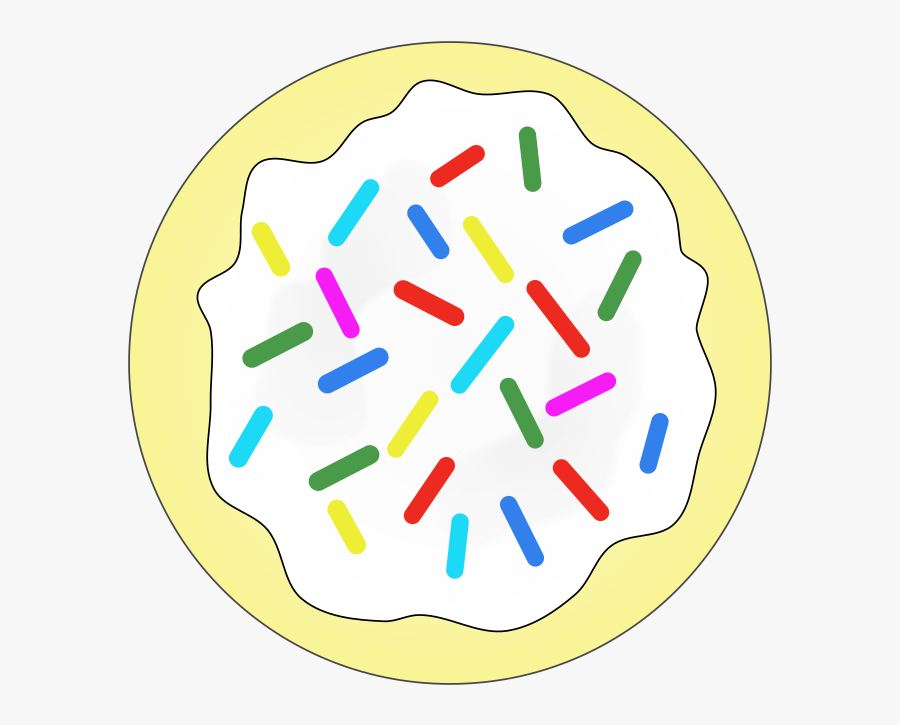 Area,food,text - Sugar Cookie Clipart, Transparent Clipart