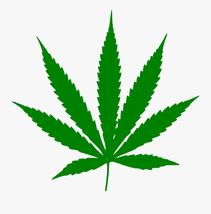 Cannabis Leaf, Transparent Clipart