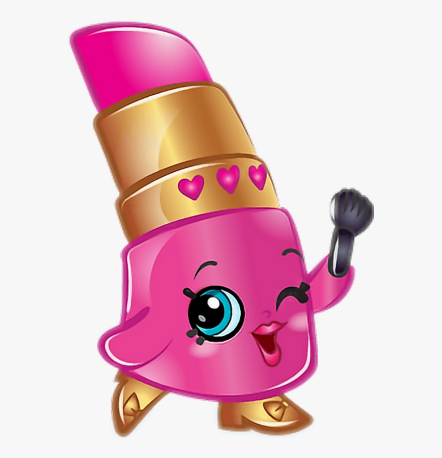 Shopkins Mq Pink Lipstick Makeup Clipart Hd Transparent - Shopkins Png, Transparent Clipart