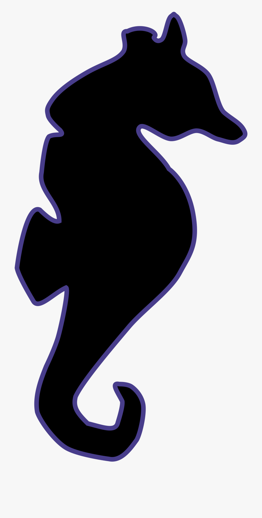 File - Seahorse - Svg - Wikimedia Commons - Wikimedia, Transparent Clipart