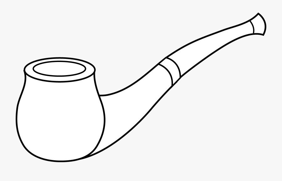 Smoke Clipart Tobacco Pipe - Smoking Pipe White Png, Transparent Clipart