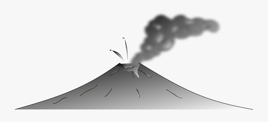 Volcano Clipart Smoke Png - Mayon Volcano Clipart Png, Transparent Clipart