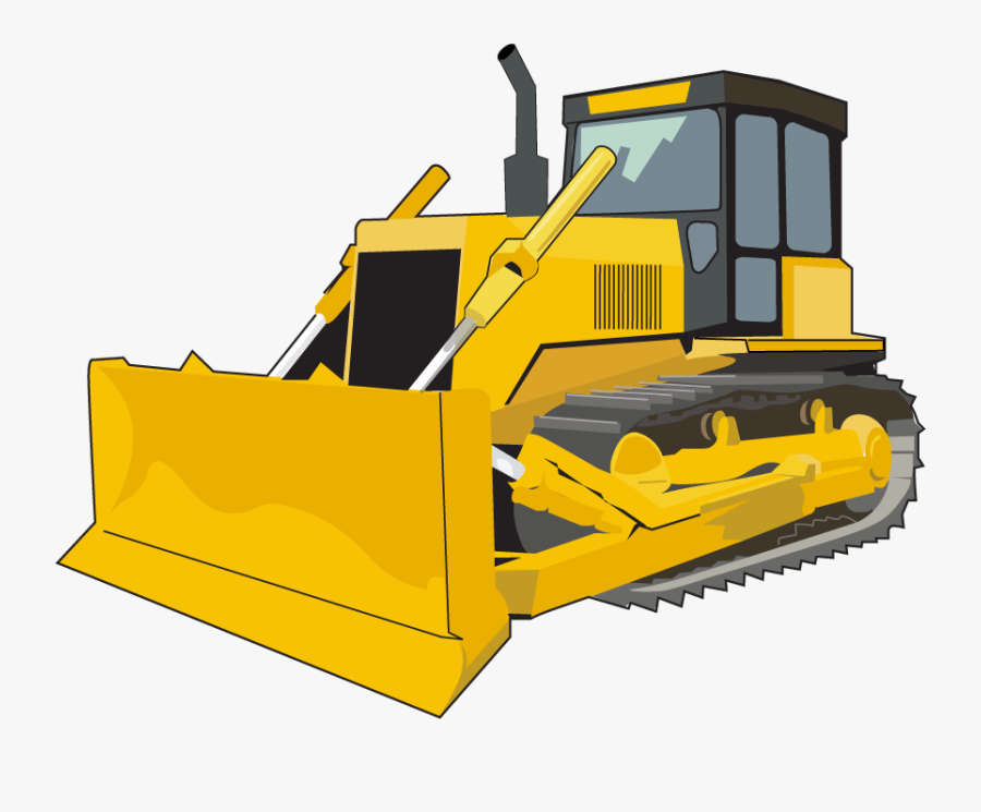Transparent Excavation Clipart - Bulldozer Clipart, Transparent Clipart