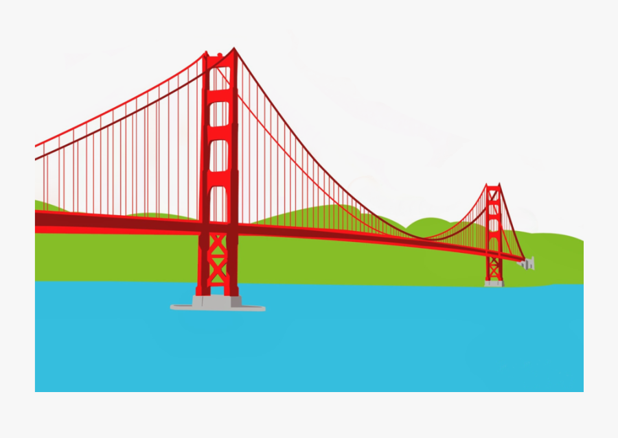 Golden Gate Bridge Clipart Golden Gate Bridge Crissy - Golden Gate Bridge, Transparent Clipart