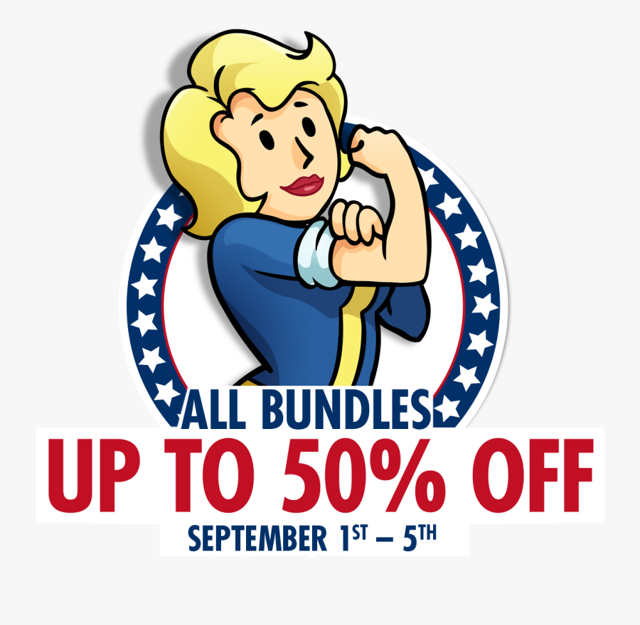 As We Celebrate Labor Day In North America, We"re Giving - Fallout Vault Girl Png, Transparent Clipart