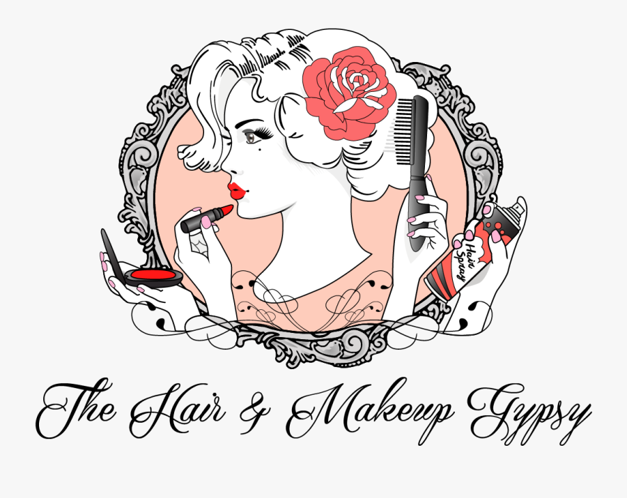 Transparent Makeup Clipart - Hair And Makeup Logo, Transparent Clipart