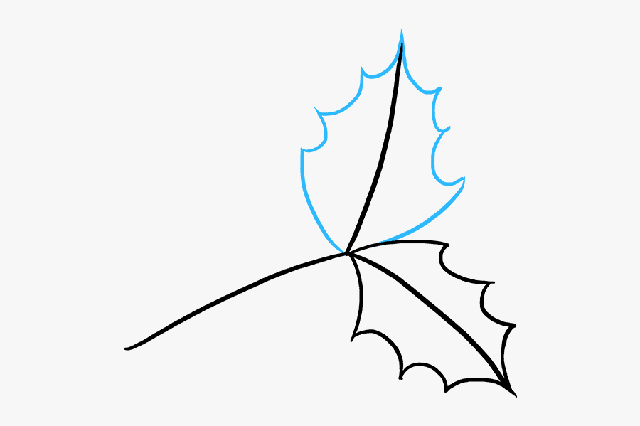 Holly Clipart Drawing - Mistletoe Drawing Easy, Transparent Clipart