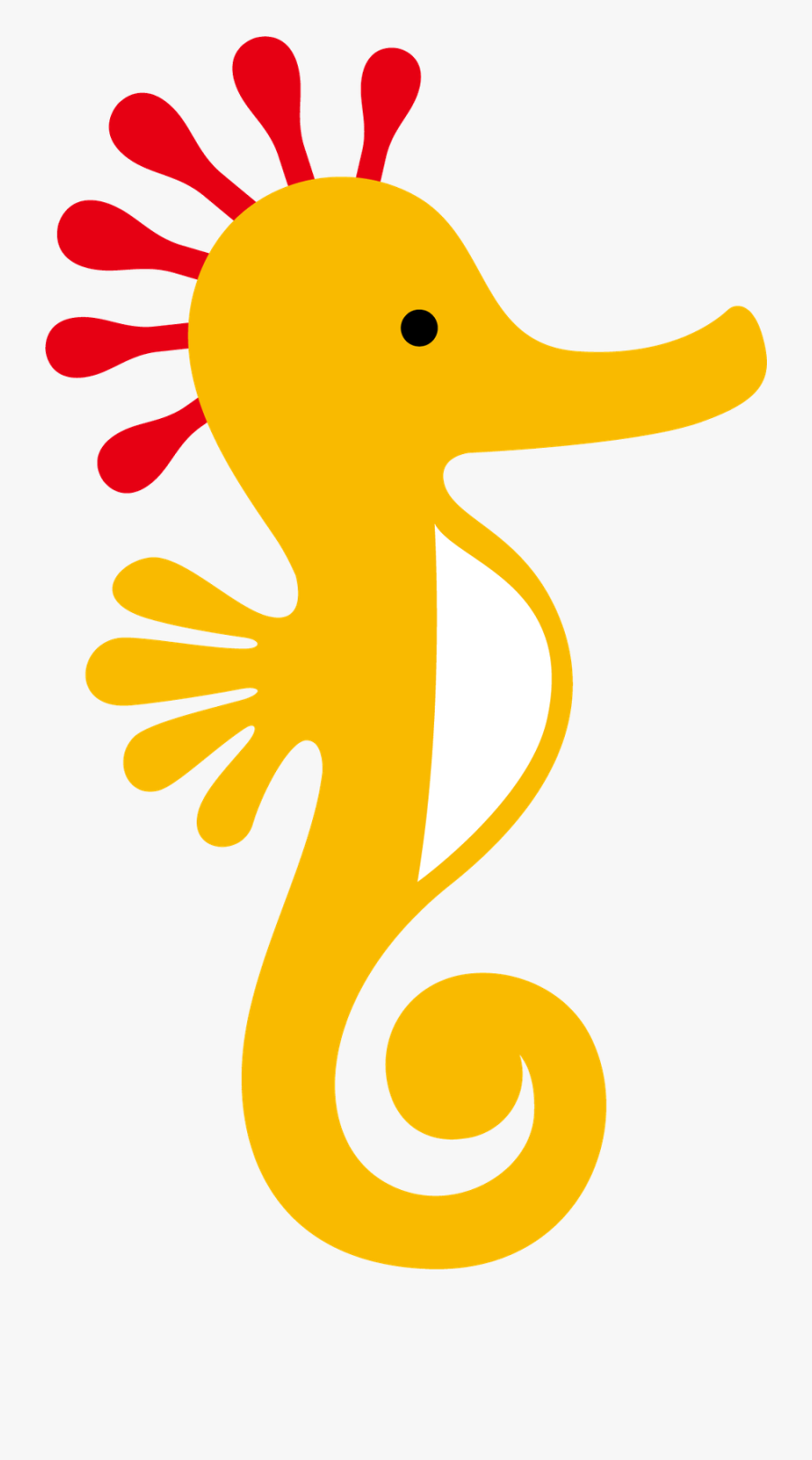 Navy Clipart Seahorse - Illustration, Transparent Clipart
