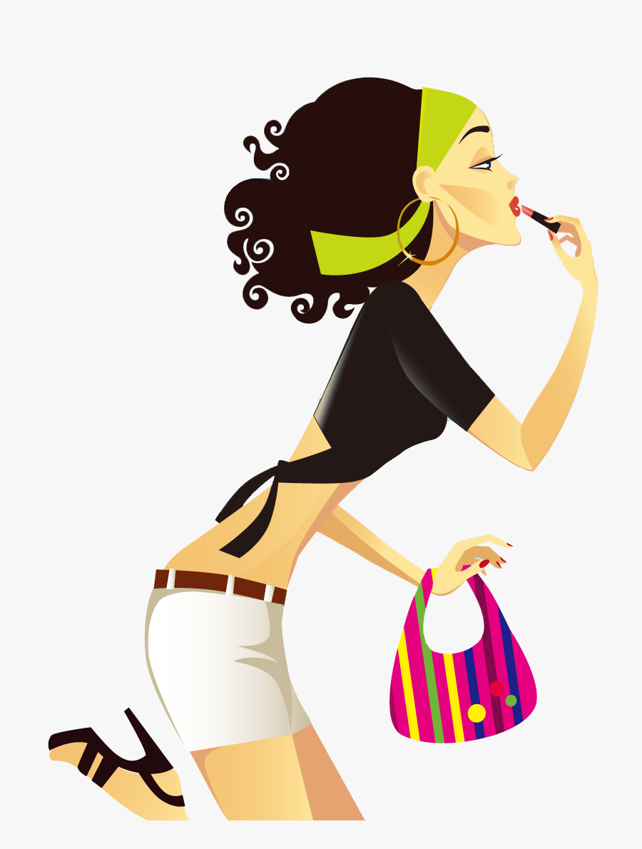 Transparent Makeup Vector Png - Cartoon Cosmetics, Transparent Clipart