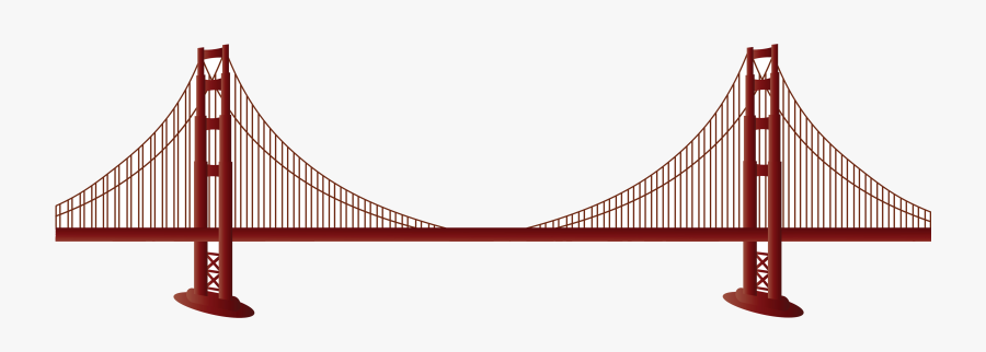 Golden Gate Bridge Palace Of Fine Arts Theatre San - San Francisco Bridge Art Png, Transparent Clipart