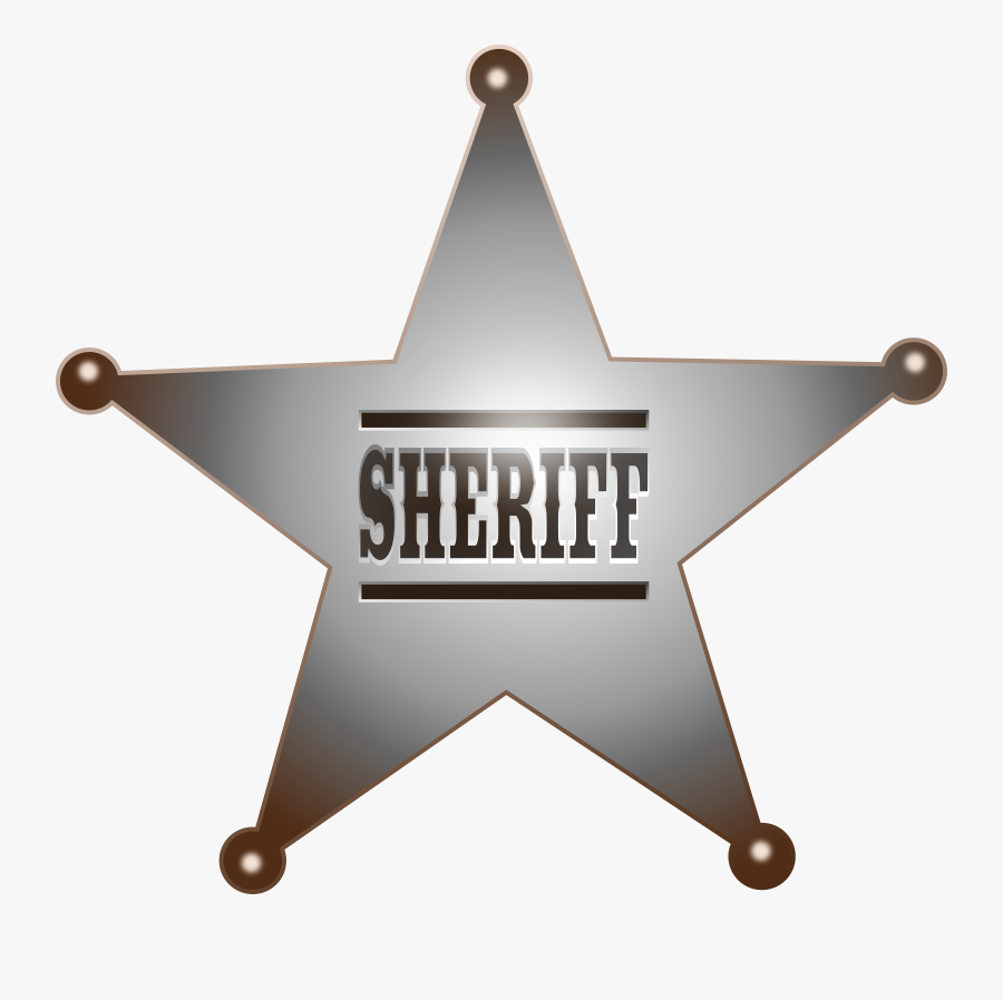 Police Badge Png - Sheriff Star Clipart, Transparent Clipart
