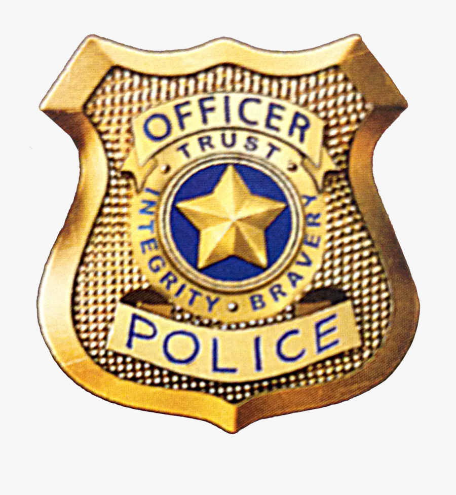 Clip Art Printable Police Badge, Transparent Clipart