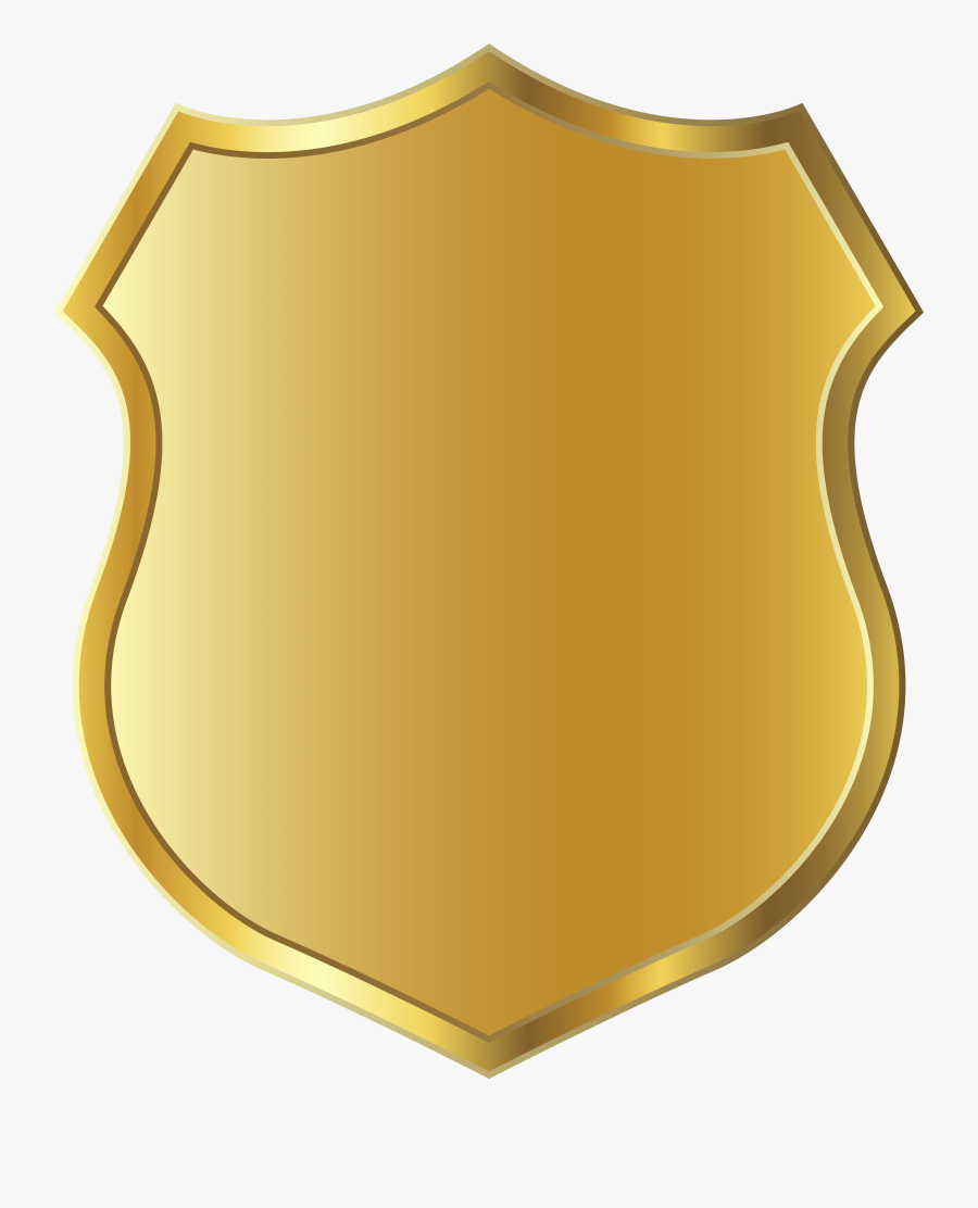 Golden Badge Template Clipart Png Picture - Golden Badge Hd Png, Transparent Clipart