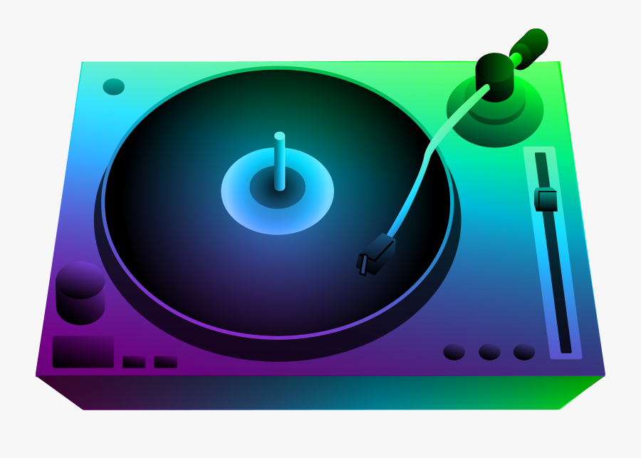 Dj Decks Clipart - Dj Turntable Png, Transparent Clipart