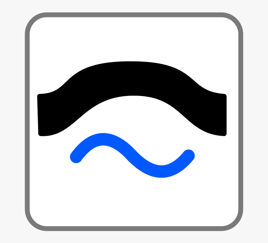 Bridge - Bridge Sign On Map, Transparent Clipart