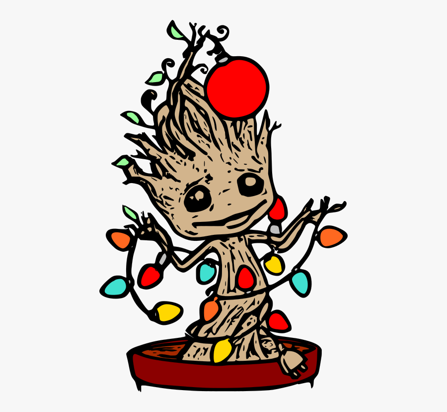 Christmas Groot, Christmas Groot - Groot Christmas, Transparent Clipart