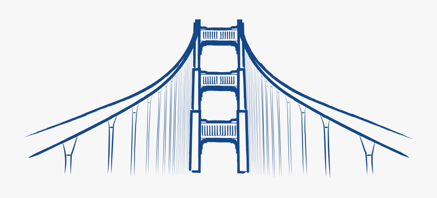 Blue Bridge Clipart, Transparent Clipart