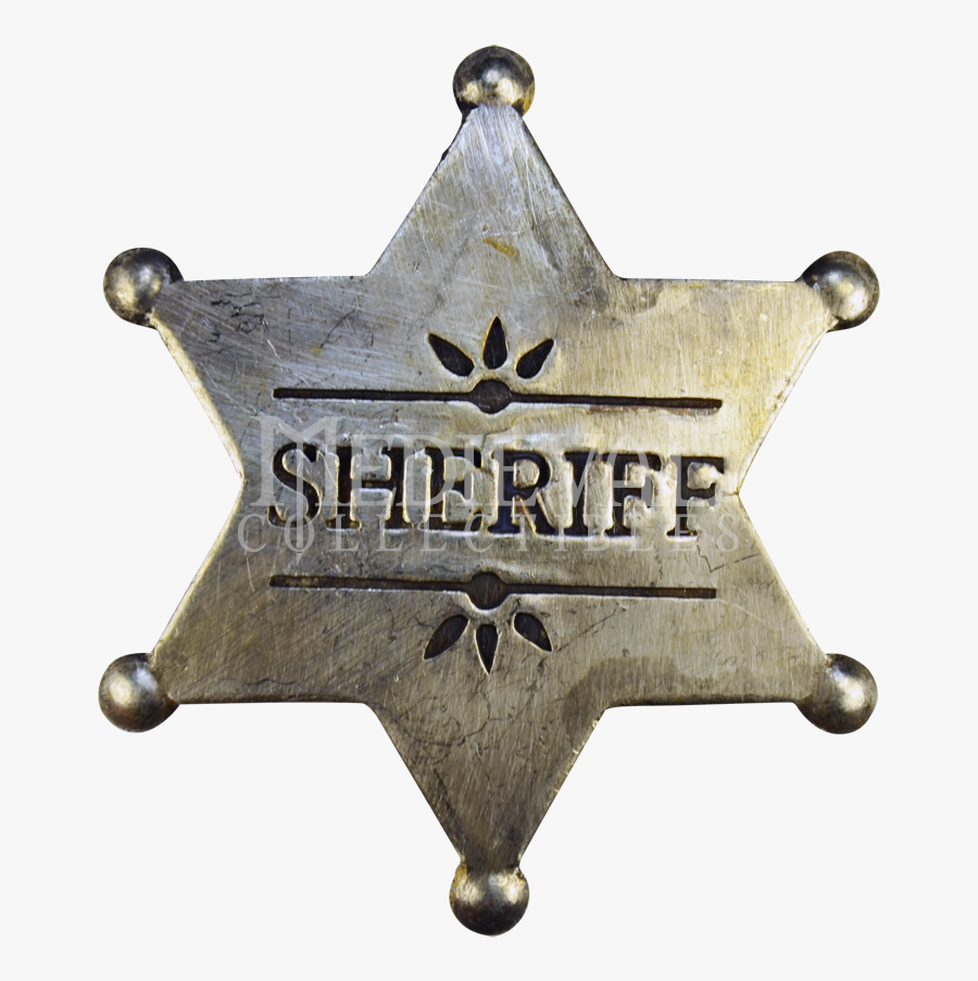 Transparent Police Badge Clipart Png - Wild West Sheriff Badge Png, Transparent Clipart