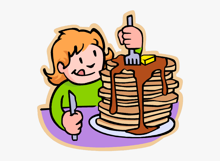 Pajama Day Clip Art Png - Clip Art Eating Breakfast, Transparent Clipart