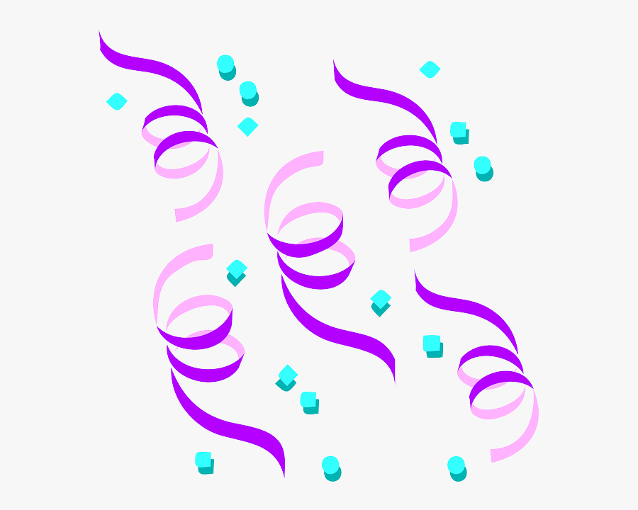 Party Clip Art - Confetti Clip Art, Transparent Clipart