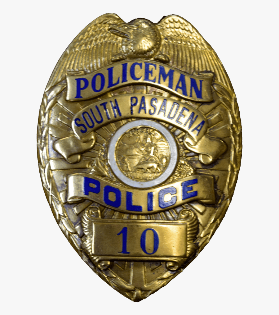 South Pasadena Police Badge - Police Badge Transparent Background, Transparent Clipart