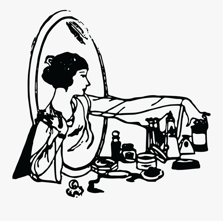 Transparent Mac Makeup Png - Retro Art Clips Transparent, Transparent Clipart