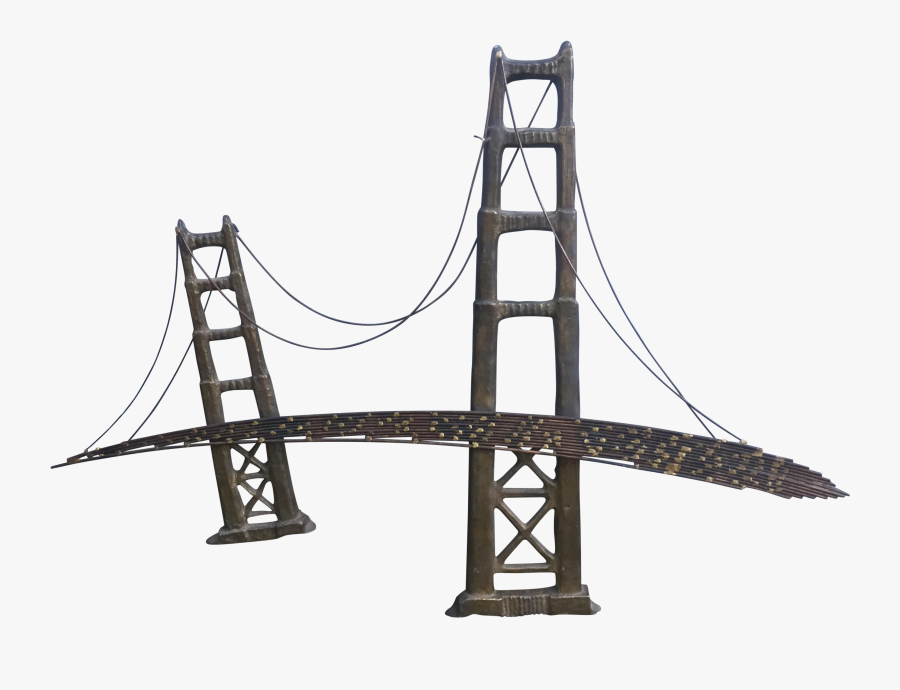 Golden Bridge Png - Golden Gate Bridge Graphic, Transparent Clipart