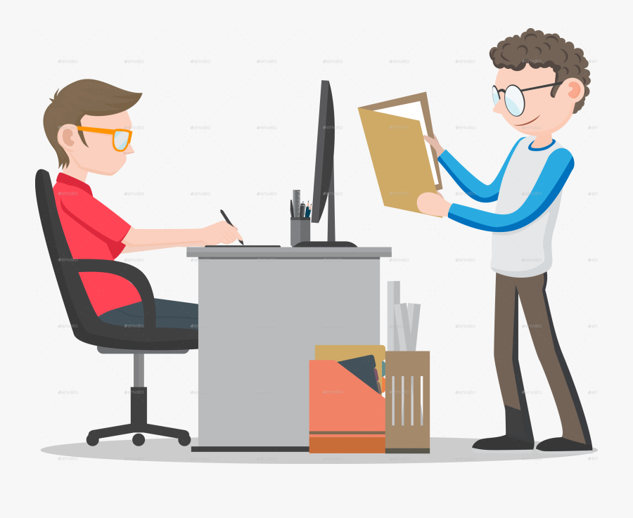 Labor Clipart Migrant Worker - Office Worker Clipart, Transparent Clipart