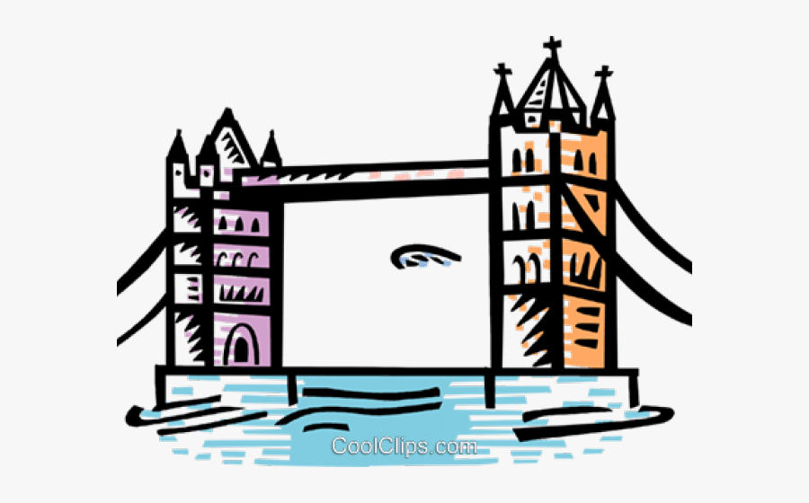 Free Tower Bridge Clipart, Download Free Clip Art - London Bridge Art Png, Transparent Clipart
