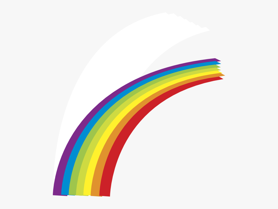 Half Rainbow, Transparent Clipart