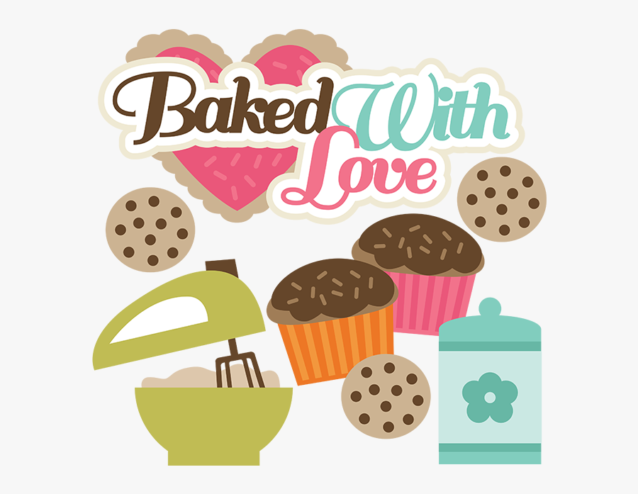 Baked With Love - Baking Clip Art Free, Transparent Clipart
