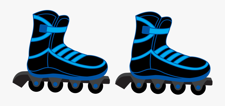 Roller Skate Clipart Free Collection Download And Share - Clip Art Roller Blades, Transparent Clipart