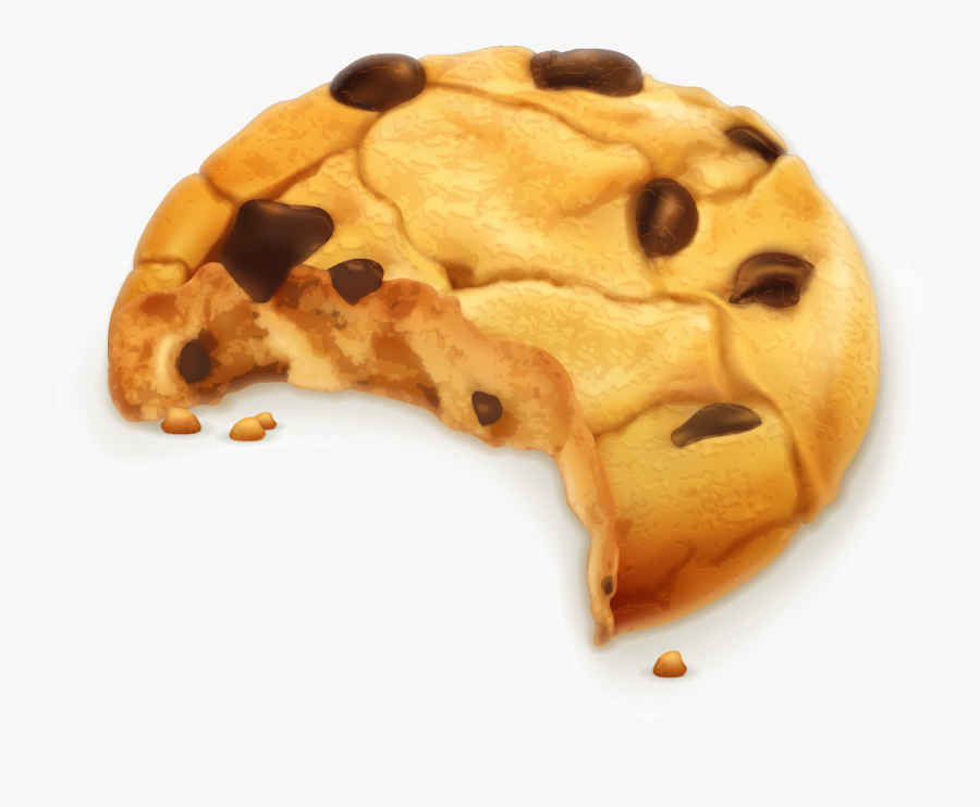 Transparent Chocolate Chip Cookies Clipart - Vector Chocolate Chip Cookie, Transparent Clipart