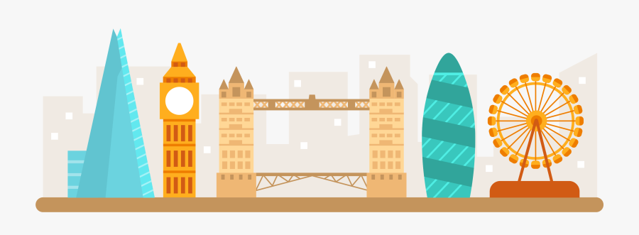 Clipart Architecture Vector London Bridge - Tower Bridge London Icon, Transparent Clipart