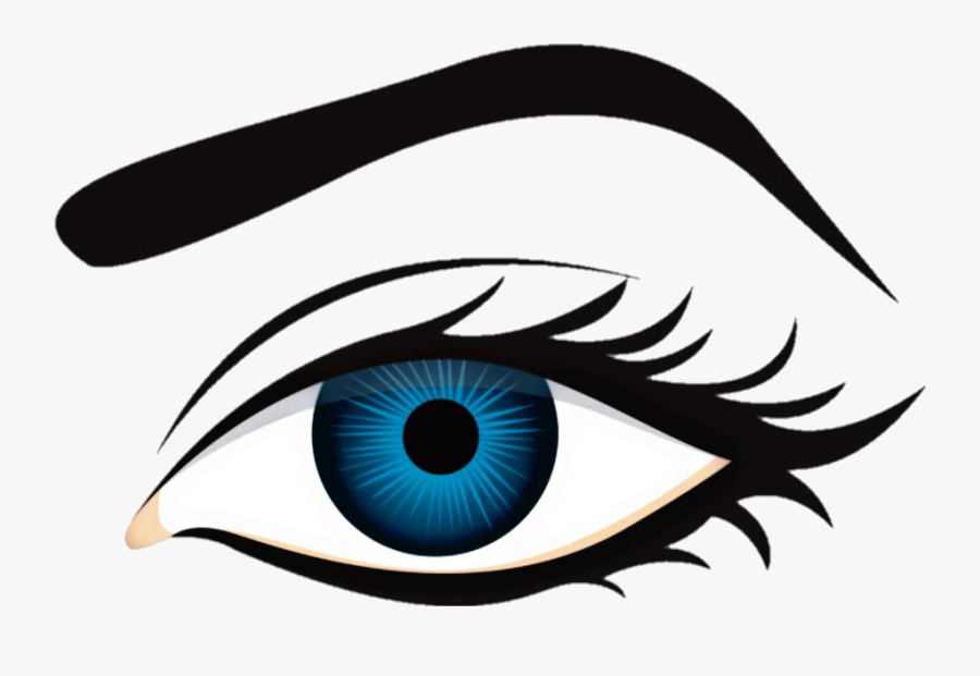 Transparent Scanner Clipart - Blue Eyebrows Clipart, Transparent Clipart
