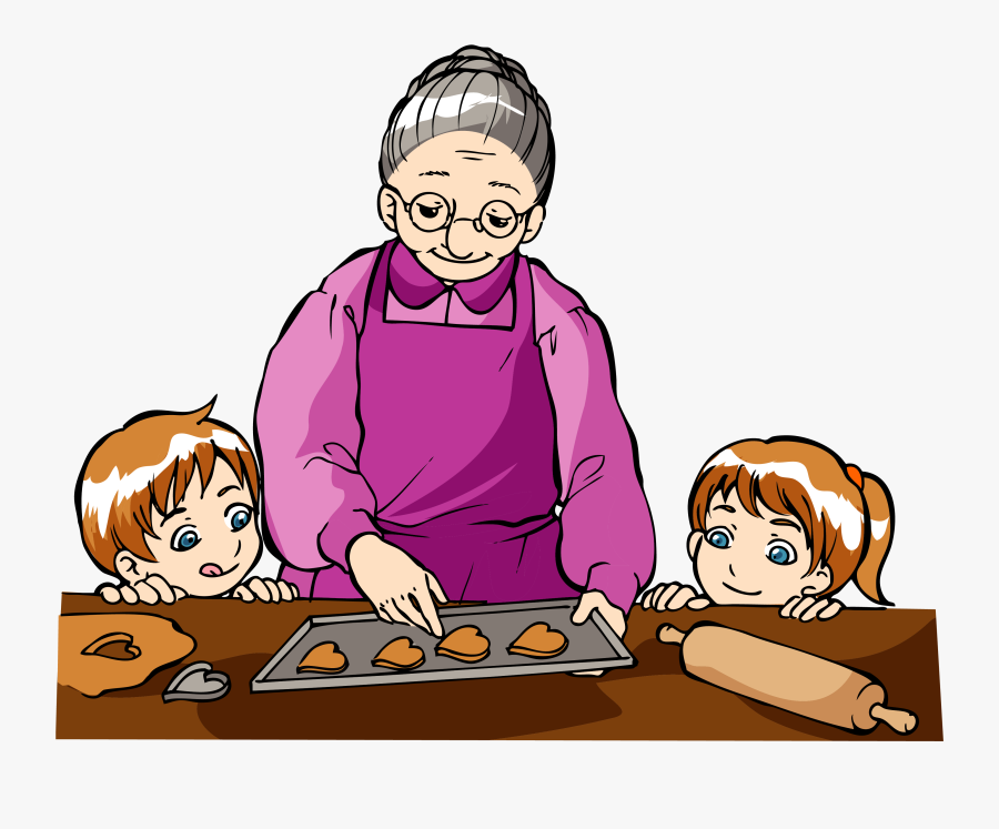 Grandparent Grandma Clipart Explore Pictures - Cooking With Grandma Clipart, Transparent Clipart