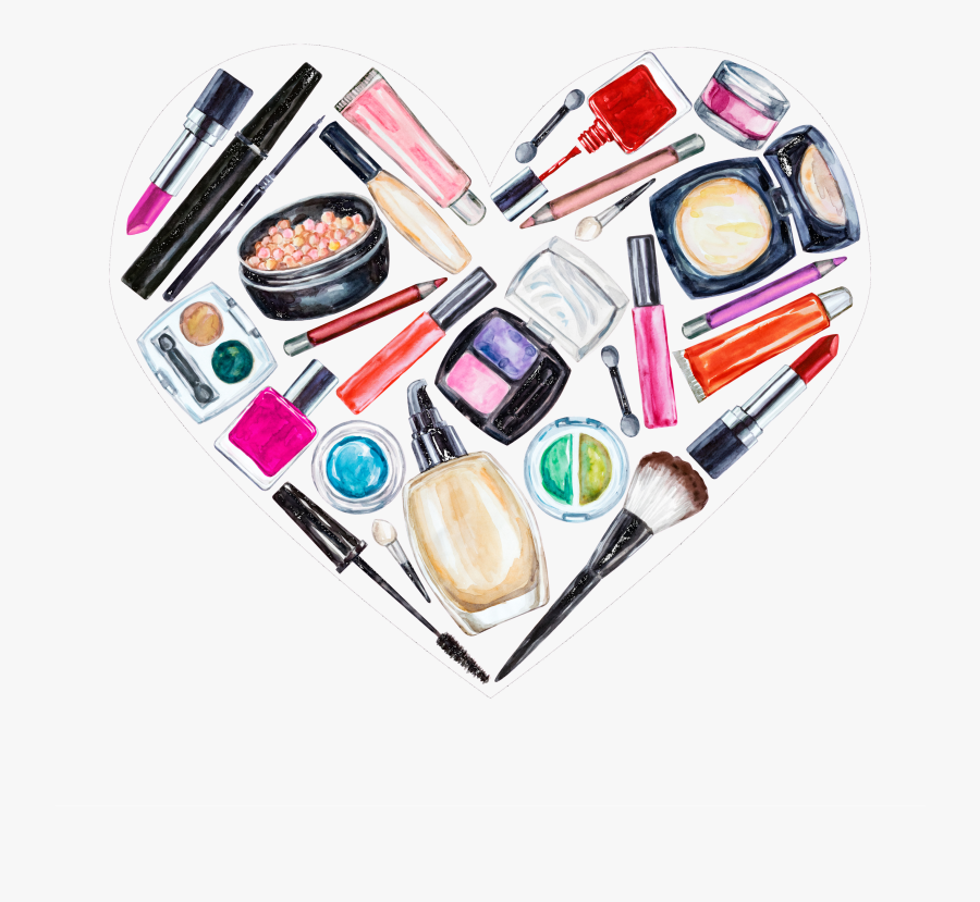 Makeup Clipart Watercolor - Watercolor Make Up Clipart, Transparent Clipart