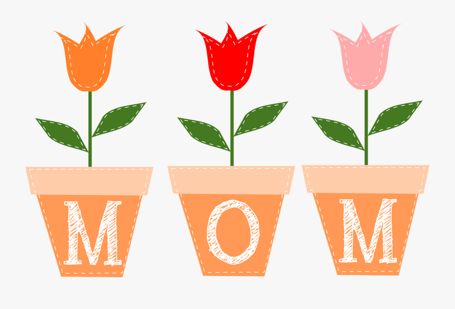 Clip Art Mother S Clip Art - Flower Mothers Day Clipart, Transparent Clipart