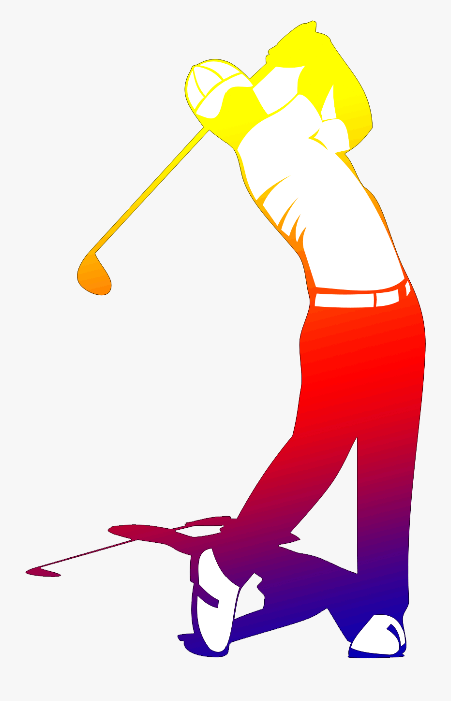 Golf Swing Clip Art, Transparent Clipart