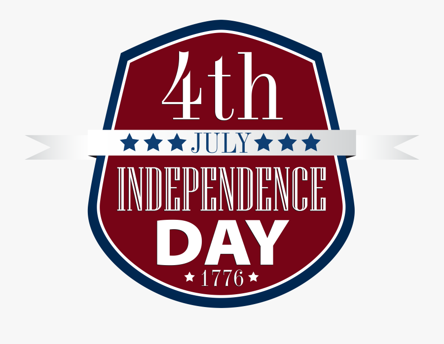4th July Badge Png Clip Art Image - Graphic Design, Transparent Clipart