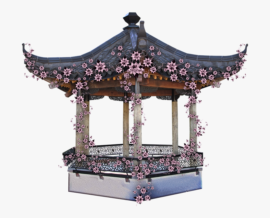 01 Tp Blossomdeco 01a Tp Bridge 02 Tp Butterfly - Gazebo, Transparent Clipart