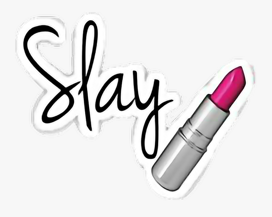 Slay Makeup Mom Mother Party Girlsnight Girlsnightout - Black And White Friday, Transparent Clipart