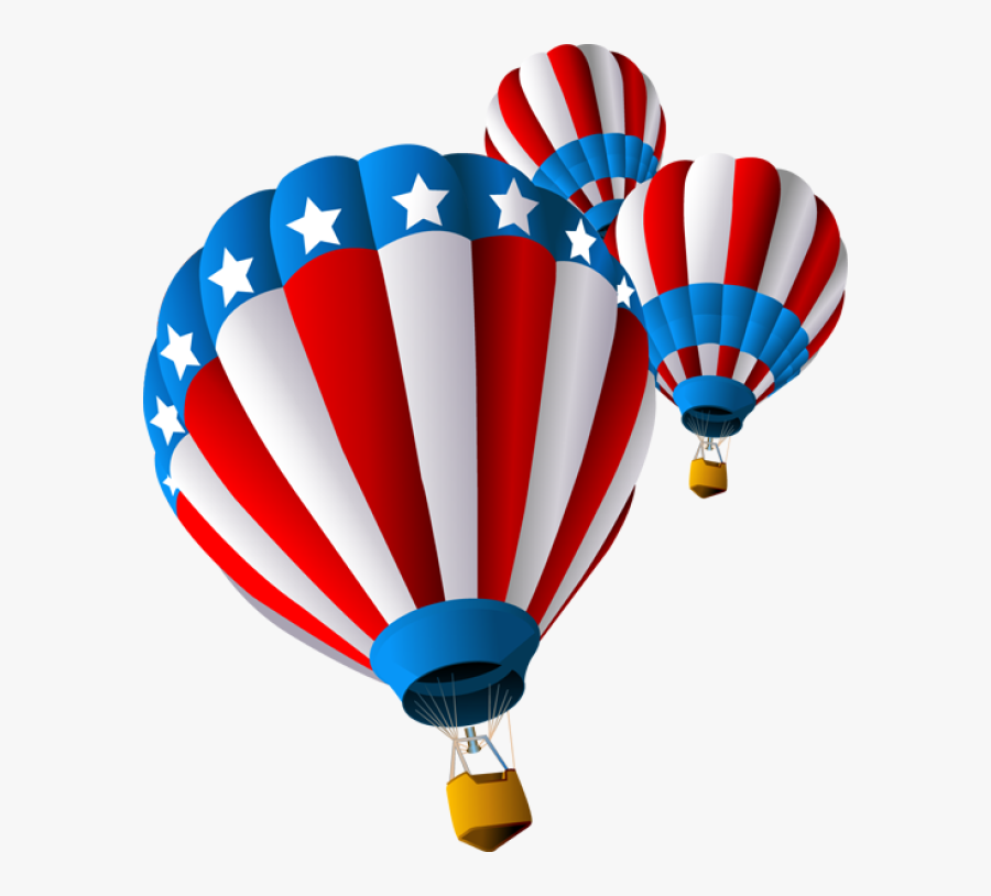 Grab This Free Clip Art And Celebrate This 4th Of July - Air Balloons Clipart Png, Transparent Clipart