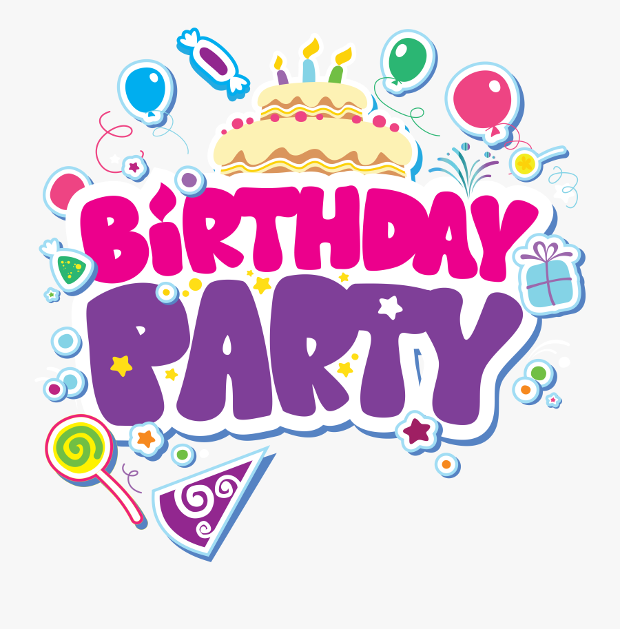 Happy Birthday Party Clipart - Birthday Party, Transparent Clipart