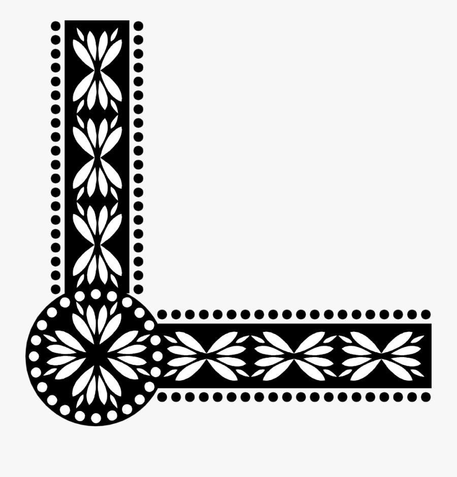 Vector Black And White Download Free Corner Clipart - Corners Borders Clip Art, Transparent Clipart