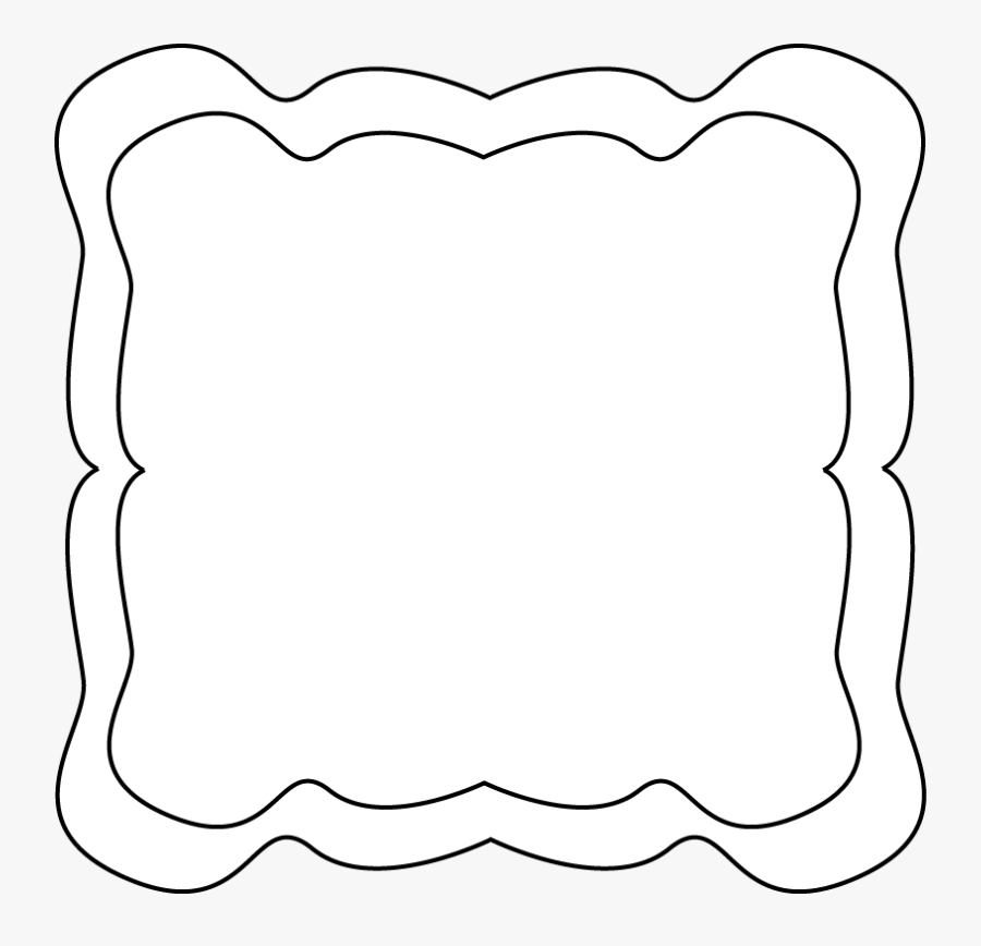 School Border Clipart Black And White - Black And White School Lunch Border, Transparent Clipart