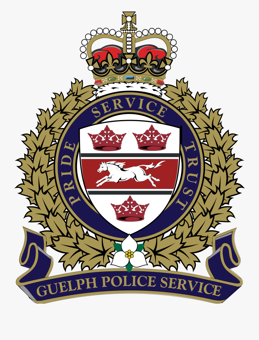 Police Clipart Police Department - Guelph Police Service Logo, Transparent Clipart